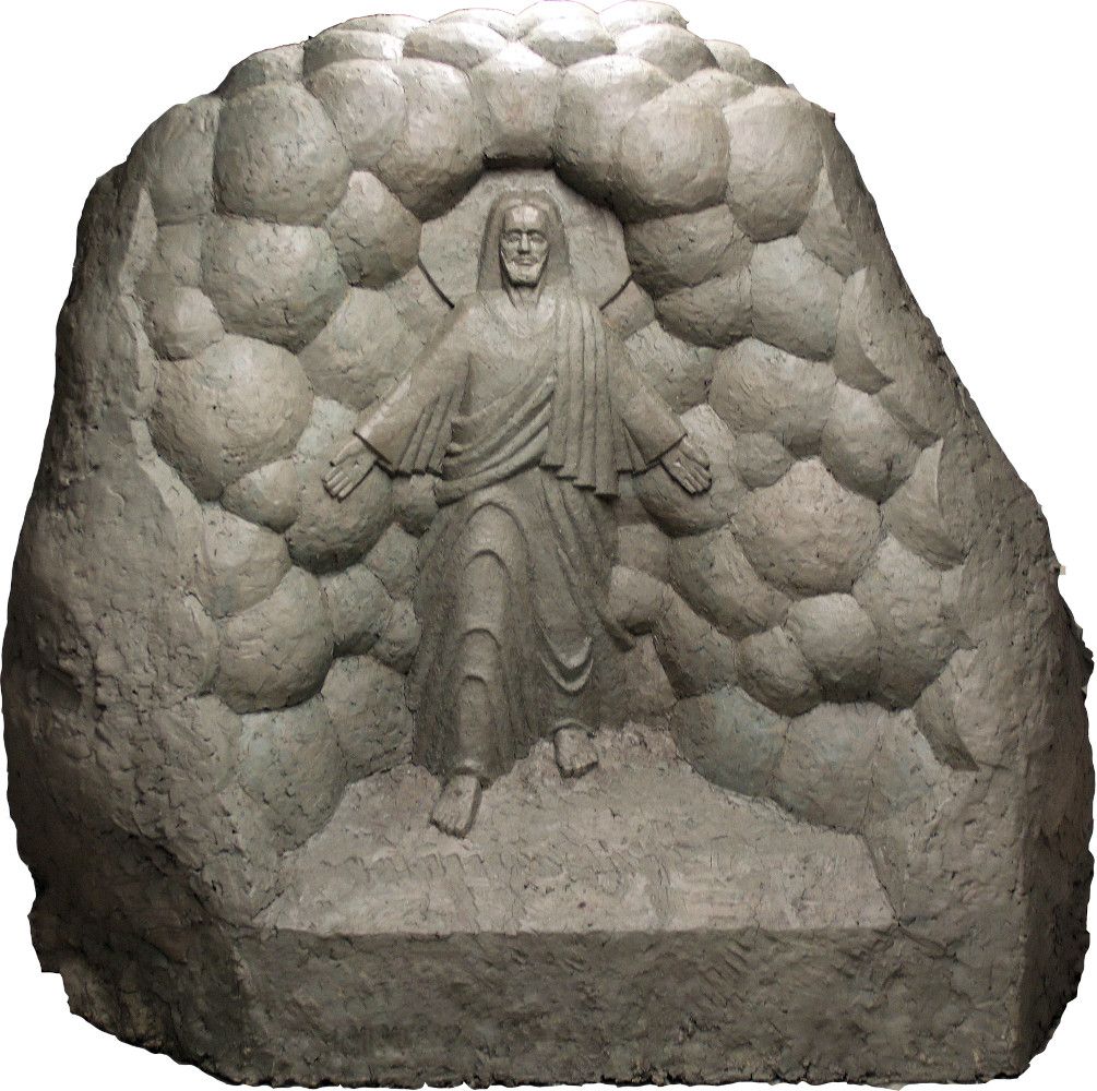 Jēzus statujas modeļa veidošana no māla foto 4